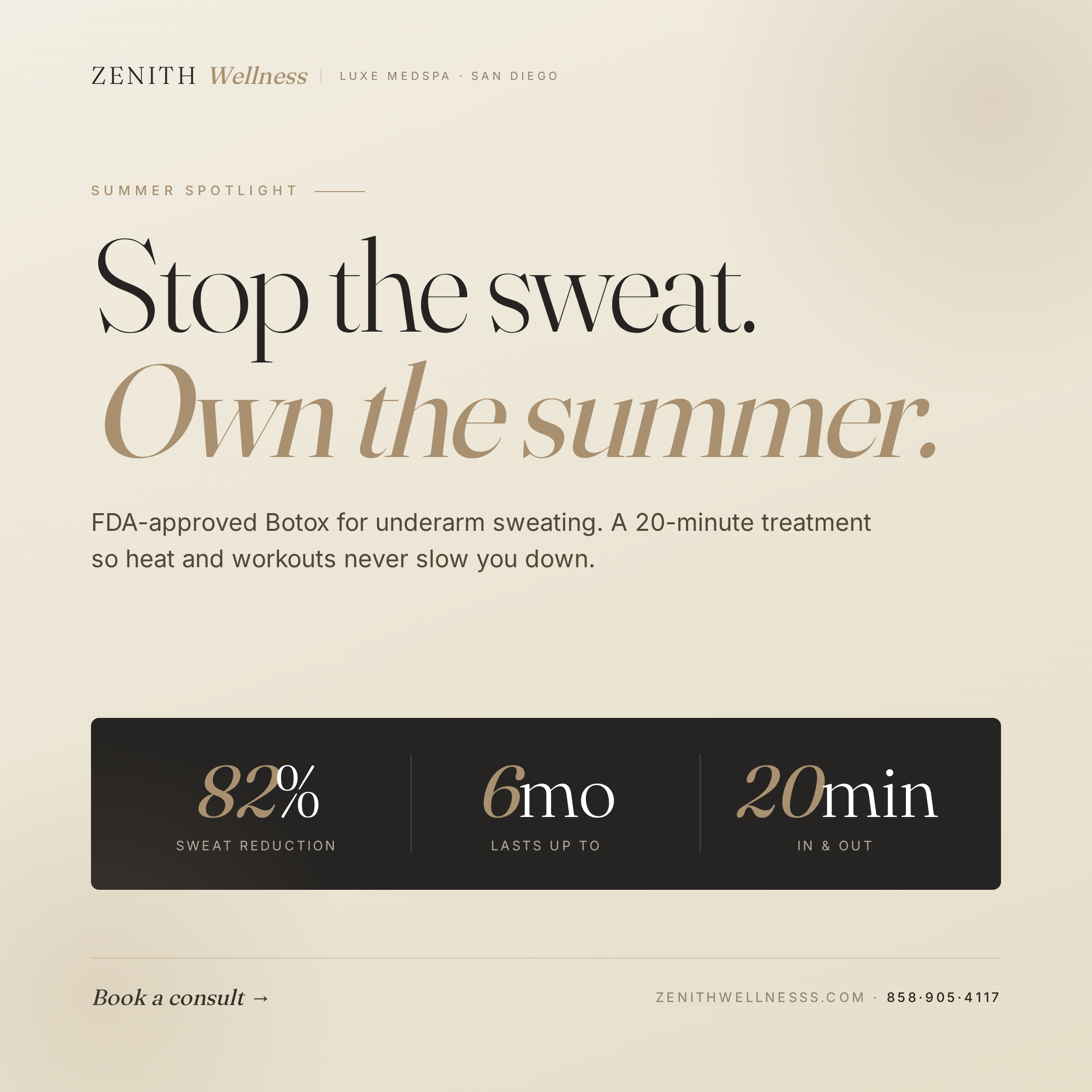 Botox for Underarm Sweating